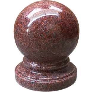 石球路障石墩子挡车大理石圆球石球风水球门柱围墙花岗岩天然摆设