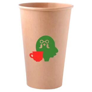 动森周边动物森友会好鸽鸽咖啡纸杯50个（含白色塑料杯盖）