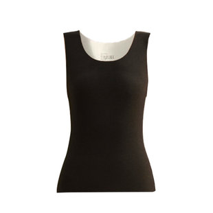 雅鹿保暖德绒背心女款女士内衣2025冬季打底无痕秋衣羊绒羊毛羽绒