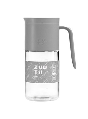 zuutii重力油壶家庭装带手柄厨房玻璃油壶家用大容量防漏自动开合