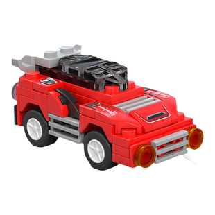 汽车积木小颗粒益智拼装图玩具3到6岁男孩儿童生日礼物2026年新款