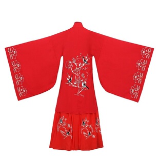 风采池 喜上眉梢 原创婚嫁男女汉式婚服交领情侣套装结婚