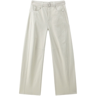 【商场同款】太平鸟2025年冬季新款宽松廓形弯刀牛仔裤A1HAF4464