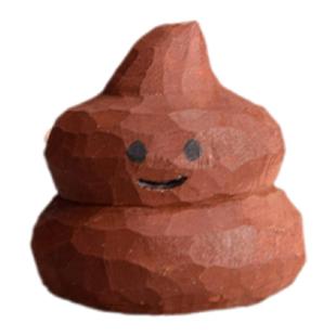 手工木雕粪斗丨摆件搞怪搞笑解压治愈便便分手礼物生日礼物送男友