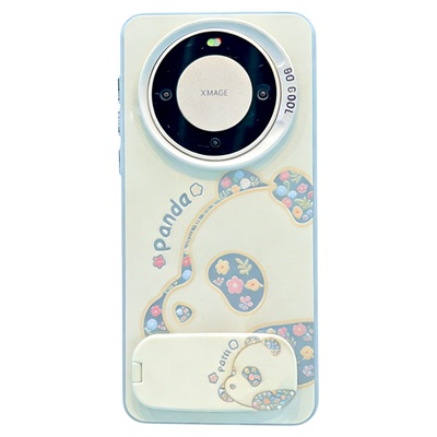 ins风碎花熊猫适用华为mate60pro手机壳新款高级感mate70pro网红爆款手机壳mate50/40防摔外壳支架保护套女