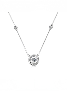 莫比乌斯环轻奢小众新款锁骨链