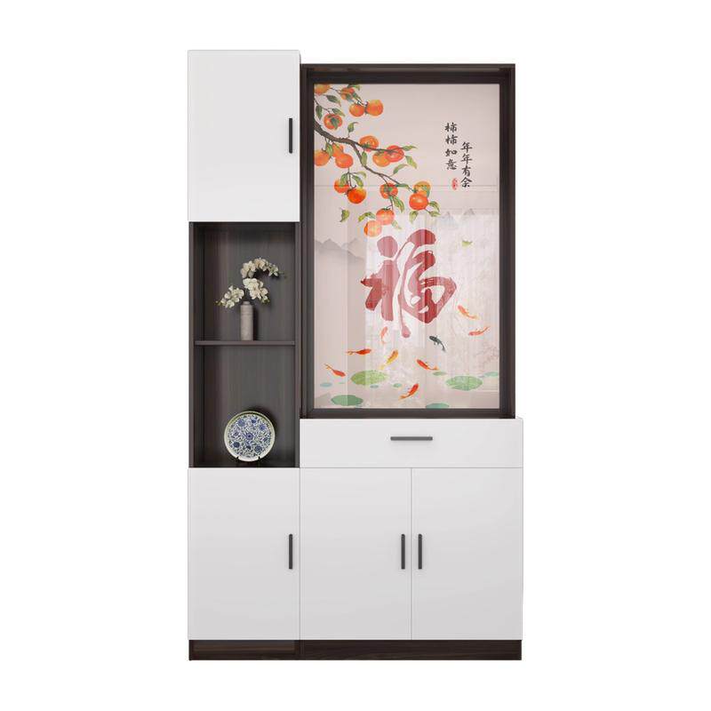 简约现代鞋柜装饰墙森居韵新中式