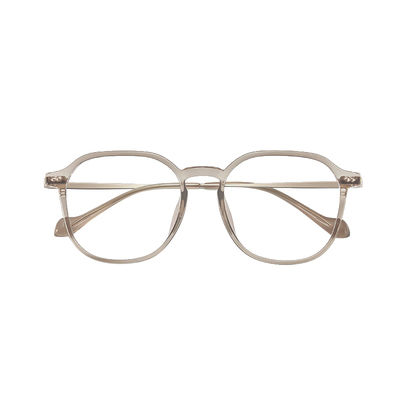 超轻眼镜女近视冷茶色可配有度数方圆脸素颜神器显脸小眼睛框镜架