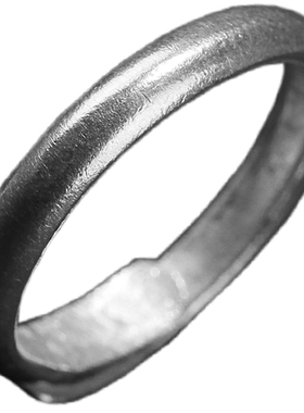 手工古法情侣活口原创银戒指