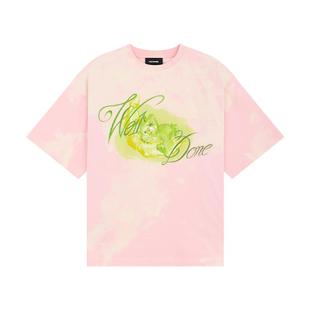 WE11DONE25秋冬男女同款柔和梦幻泰迪熊T恤简约松弛感穿搭