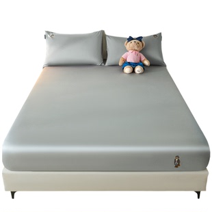 TeenieWeenieA类60S全棉贡缎床笠单件防滑床垫保护罩防尘全包床单