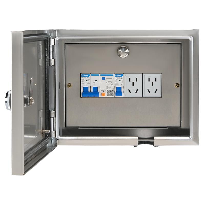 不锈钢配电箱室外空箱充电桩保护箱室外工业开关箱工地防水充电箱