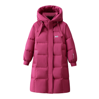 三防/极寒/女童羽绒服长款过膝厚