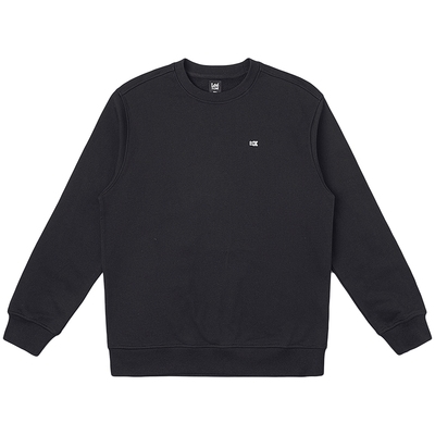Lee25秋冬新品舒适版圆领小Logo贴布男长袖卫衣休闲LMT010832204
