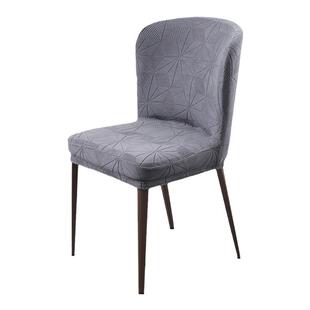 椅子套罩弧形椅套餐桌椅套罩万能加厚弹力防猫抓家用百合贝勒椅套