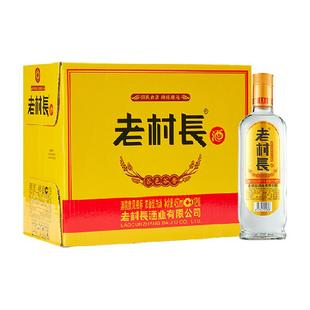 老村长42度谷色谷香浓香型白酒纯粮光瓶酒450ml*12瓶整箱口粮酒