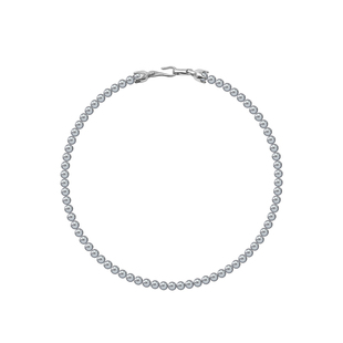 EWEST 艺未巴洛克珍珠项链女灰色小众高级轻奢颈链锁骨链毛衣链