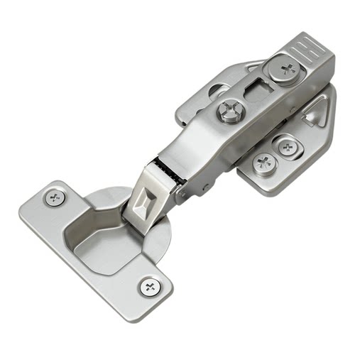 柜门反弹铰链衣柜飞机合页自动回弹绞链橱柜荷叶五金配件柜子合叶