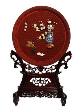 扬州漆器传承工艺大漆装饰摆件