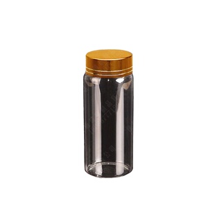 透明玻璃密封瓶 高档保健品瓶胶囊瓶 高硼硅玻璃药瓶 带盖空瓶