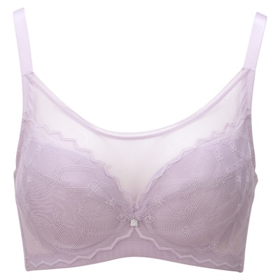 古今薄款大胸显小显瘦蕾丝文胸