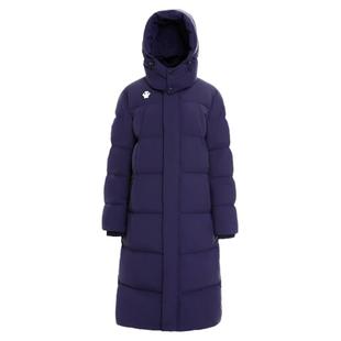 新款漠河超400克高充绒量羽绒服男女同长款过膝冬季宽松保暖外套