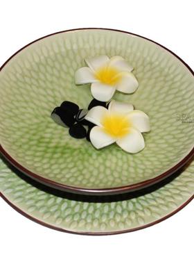 床下看盆绿色水疗SPA陶瓷