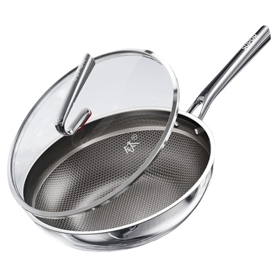 【新品】苏泊尔不粘锅炒锅家用炒菜锅纯钛无涂层电磁炉燃气灶适用