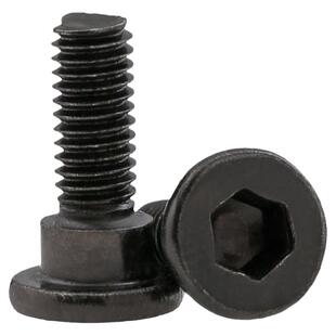 12.9黑色内六角小塞打螺丝模型凸肩台阶压板定位螺钉螺丝钉M2.5M3
