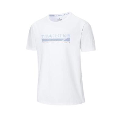 特步运动T恤男2025官方夏透气训练跑步健身运动上衣976329010107