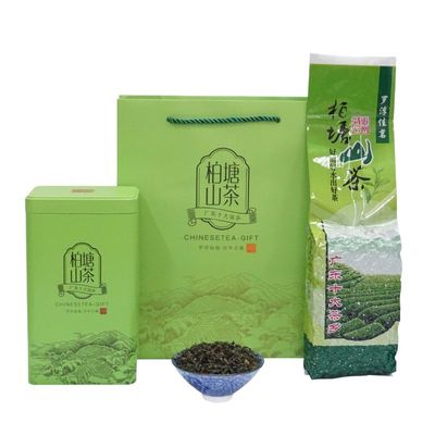 柏塘山茶冬季雪片茶客家特级绿茶