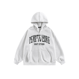 GOST铅笔英文连帽卫衣外套百搭潮牌上衣