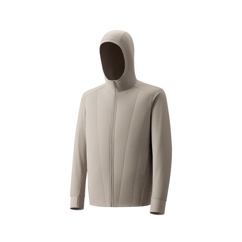 蕉下运动气绒服高弹力连帽棉服