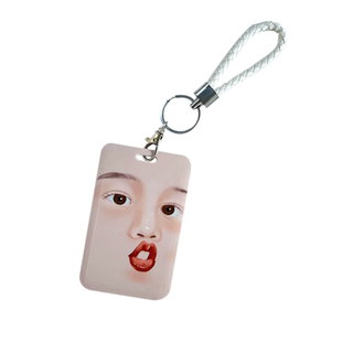 公交卡套学生饭卡幼儿园接送卡工作证校园门禁卡套可爱人脸借书卡