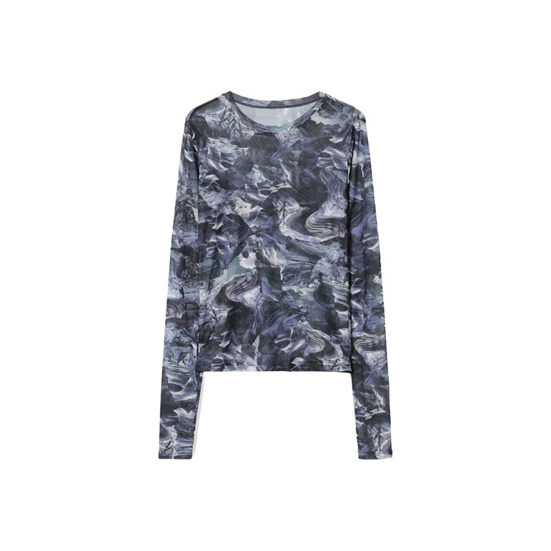 Chacott BALANCE适宜设计休闲舞蹈便服EnergyWave网眼T恤女ONWARD