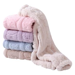 秋冬天加厚儿童睡裤珊瑚绒男童提花家居裤宝宝保暖女童法兰绒裤子