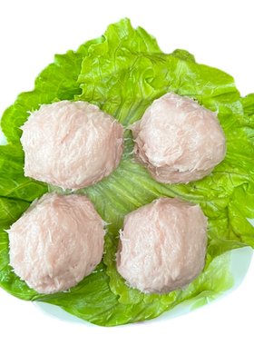 潮汕新鲜猪肉滑肉饼肉羹饺子馅