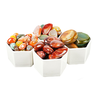 南京雨花石原石天然鹅卵石多肉铺面鱼缸装饰花盆栽五彩色小石头子