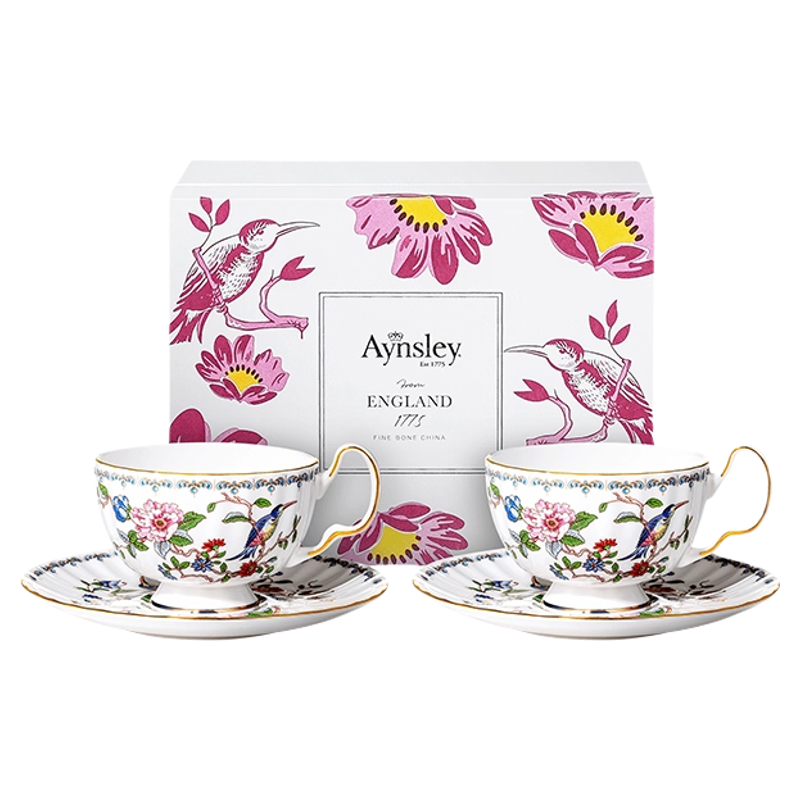 Aynsley雀鸟奥本系列茶具杯碟