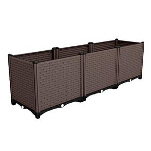 花箱种植箱户外庭院种菜专用盆阳台菜盆长方形大花盆塑料楼顶室外