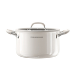 荣事达316不锈钢汤锅家用加厚陶瓷煮粥锅小煮锅蒸煮锅电磁炉炖锅