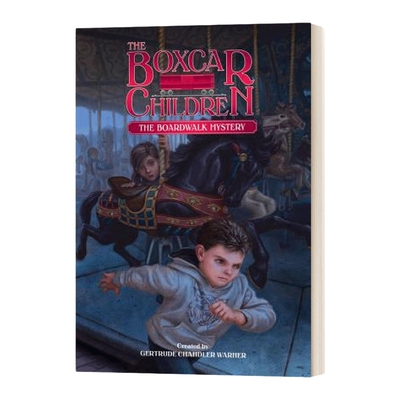 英文原版 The Boardwalk Mystery 木板路之谜 棚车少年系列131 The Boxcar Children Mysteries 英文版 进口英语原版书籍