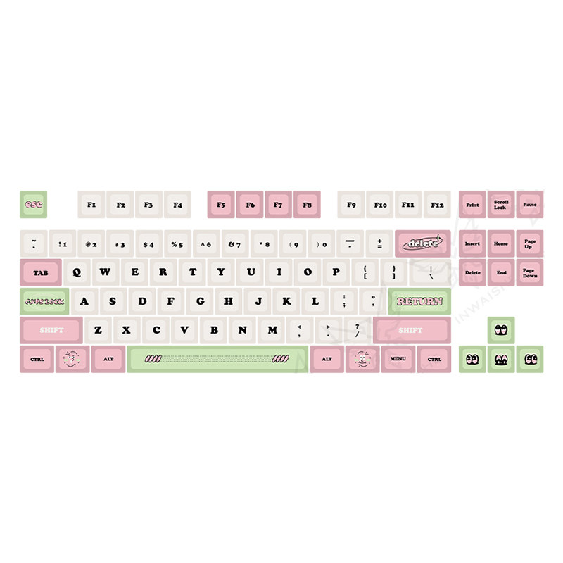 指尖文创复古桃子大全套KDA键帽