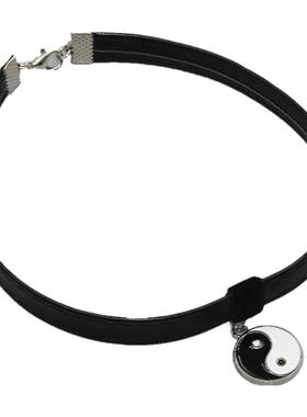 CHOKER暗黑原宿皮质细颈链短项圈