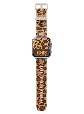 适用华为fit5手表表带新款Watch FIT5Pro微笑花漾彩绘印花时尚女生腕带3运动智能手表fit4系列创意定制情侣款
