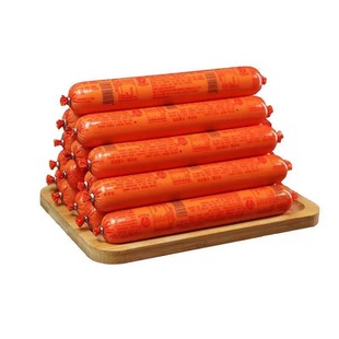 夫宇铁板煎白色烤肠街边煎炸香肠鸡肉淀粉火腿肠商用夜市小吃摆摊