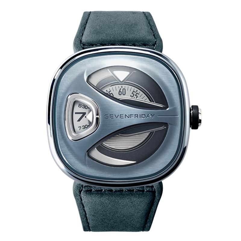 【自营】SEVENFRIDAY七个星期五手表男复古未来风机械男表ME3/01