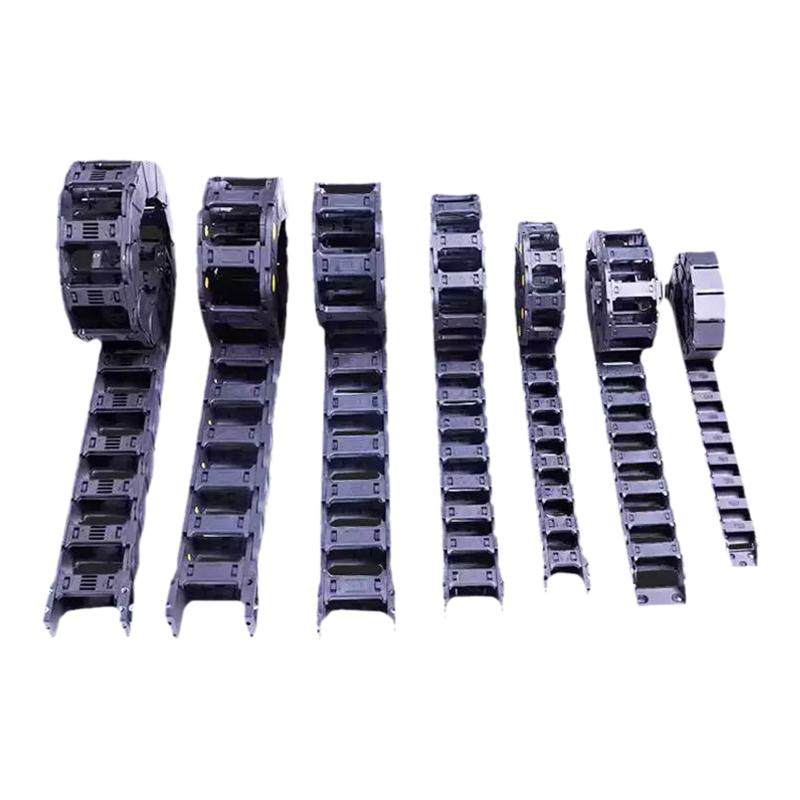 尼龙拖链坦克链车床塑料履带增强电缆线槽高速雕刻机工业传动链条