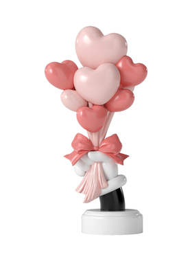 爱心花束装饰摆件情人节礼物