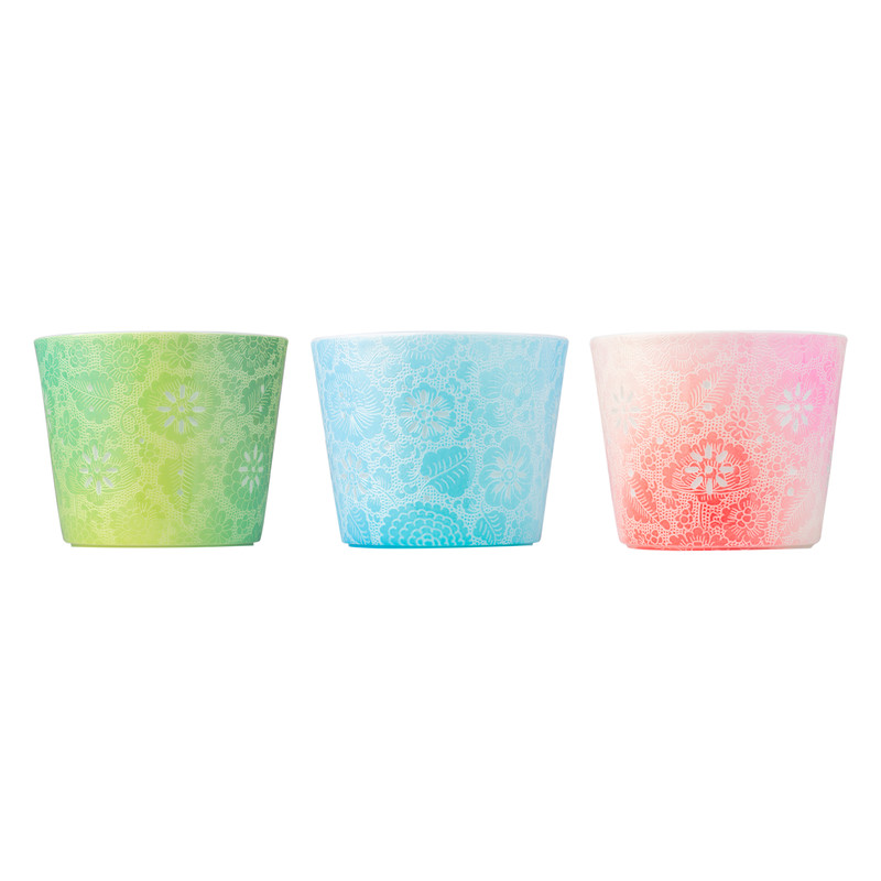 古帛扒花玲珑马克杯景德镇咖啡杯